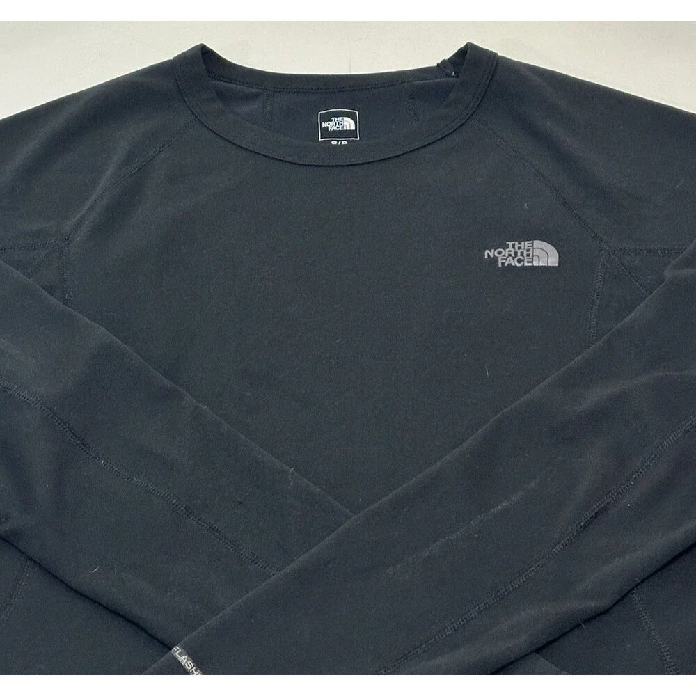 The North Face Men’s Long Sleeve FlashDry Shirt, Black, Size S